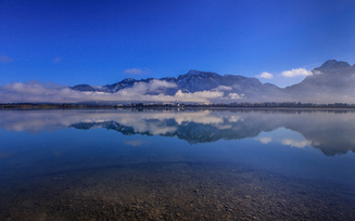 germany, lake forggensee, бавария, bavaria, alps, озеро форггензе